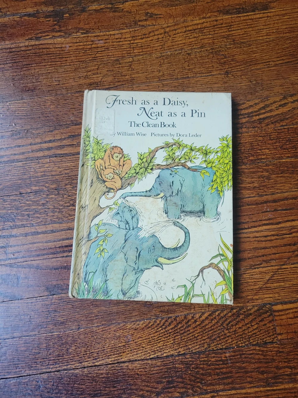 Vintage Children Picture Book Fresh As A Daisy, Neat As A Pin: The Clean Book